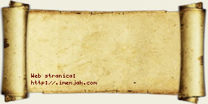 Angelina Paunović vizit kartica